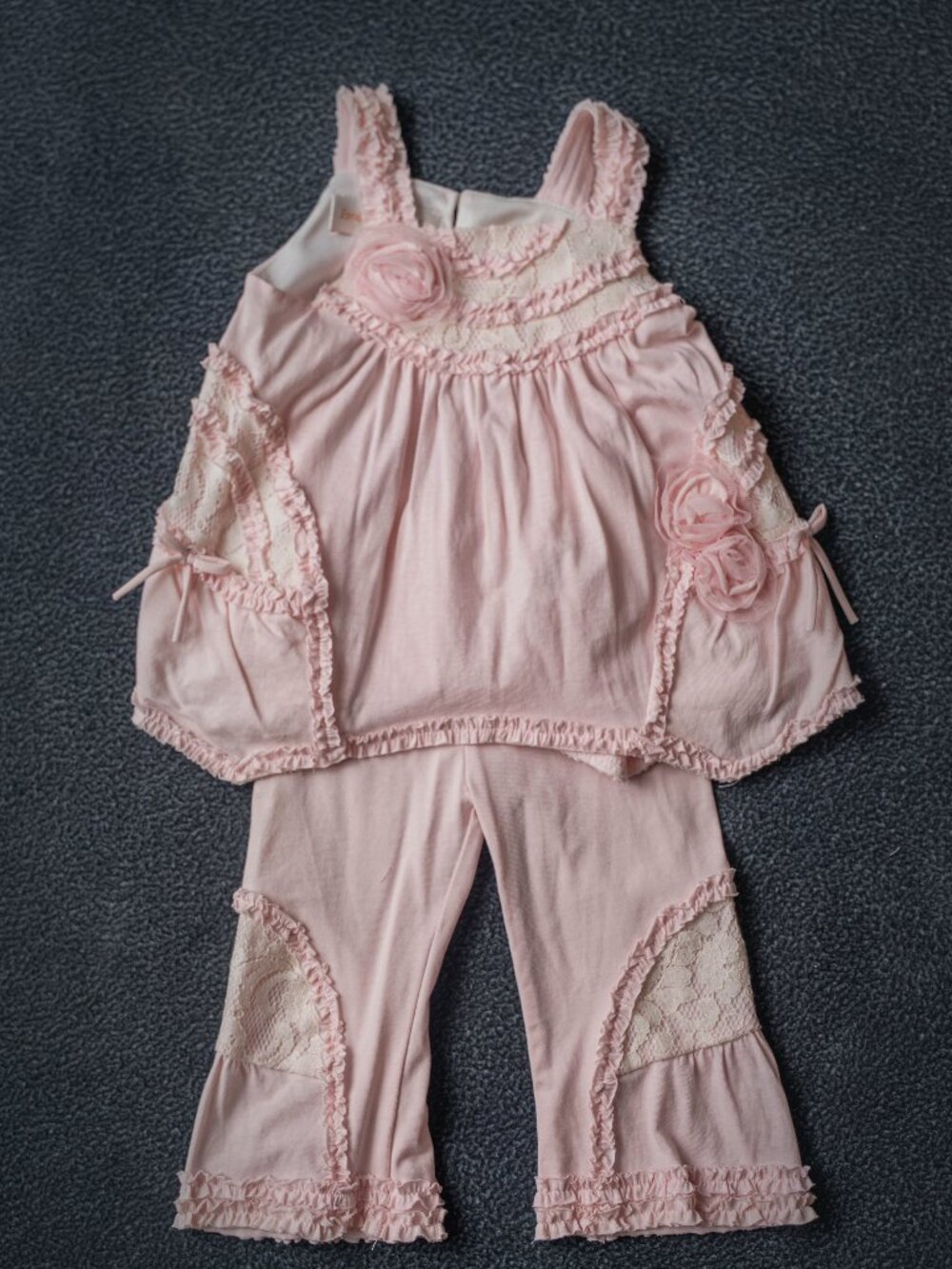 Shabby Chic Isobella & Chloe pink set, size 12M